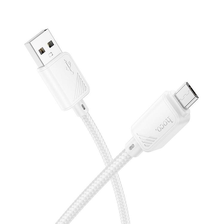 Hoco USB-A - Micro-USB 2.4A Kabel 1m X113 - Vit | 3541 | AlltMobil