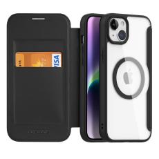 Dux Ducis - Dux Ducis iPhone 15 Plånboksfodral Magsfae Skin X Pro - Svart