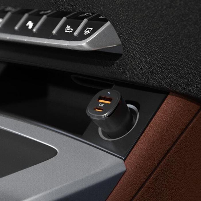 Spigen - Spigen Billaddare 48W EV482 Arcstation Essential - Svart
