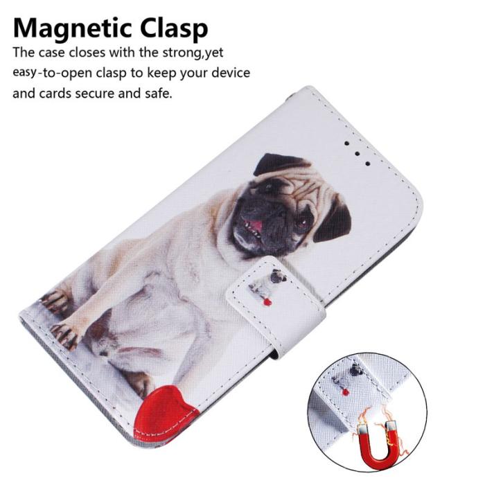 OEM - Samsung Galaxy S26 / S26 Pro Plånboksfodral Mönstertryck Konstläder - Hund