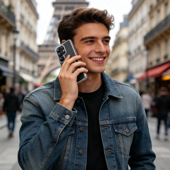 Tech-Protect - Tech-Protect Mobilskal För Galaxy S26 Ultra MagSafe Flexair Hybrid - Clear