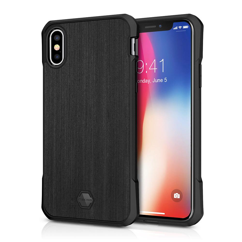 Itskins Atom DLX Skal till iPhone XS / X - Wood Svart | 2353 | AlltMobil