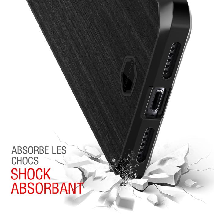 ItSkins - Itskins Atom DLX Skal till iPhone XS / X - Wood Svart