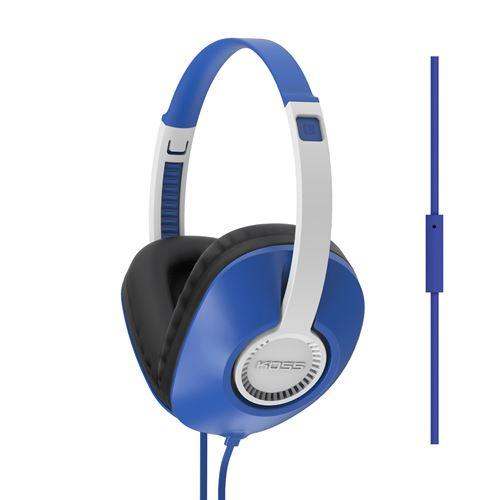 KOSS Hörlur Over-Ear UR23i One Touch Mic - Blå | 505771 | AlltMobil