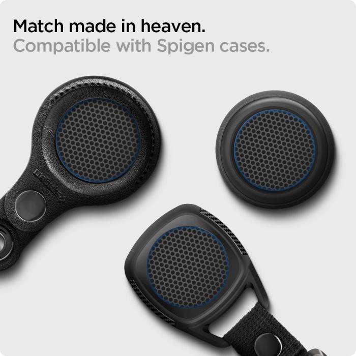 UTGATT5 - Spigen - Hydrogel Film Airskin 4-Set Apple Airtag - Carbon Svart