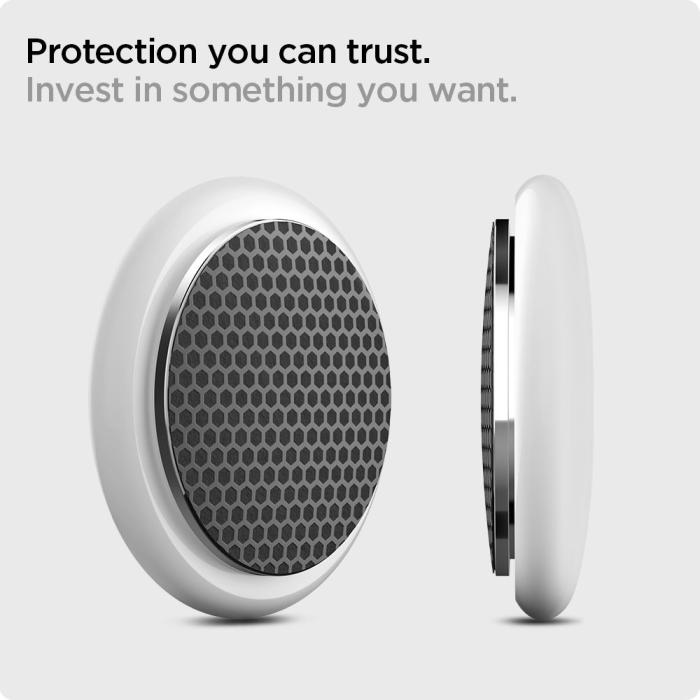UTGATT5 - Spigen - Hydrogel Film Airskin 4-Set Apple Airtag - Carbon Svart