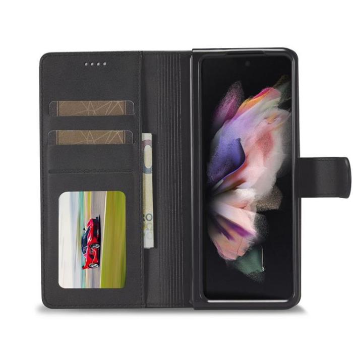 UTGATT - Galaxy Z Fold 4 Plånboksfodral - Svart