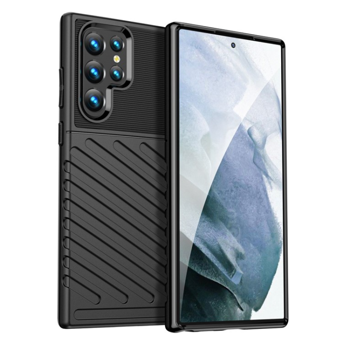 OEM - Galaxy S23 Ultra Skal Thunder Twill - Svart