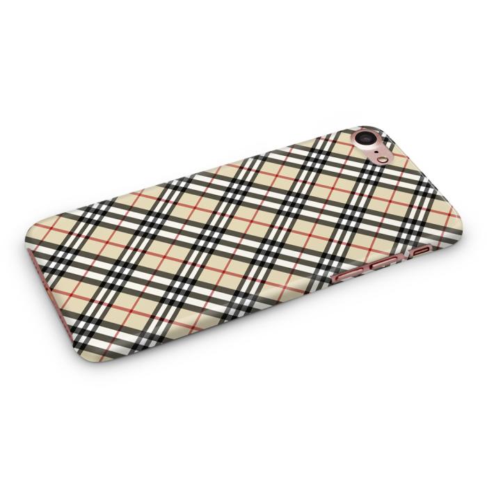 UTGATT5 - Skal till Apple iPhone 7/8 - Rutig diagonal - Beige