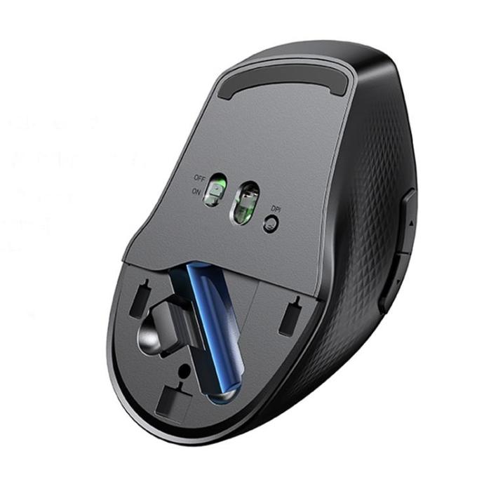 Ugreen - Ugreen Ergonomisk Trådlös Mus Bluetooth 2.4 GHz - Blå