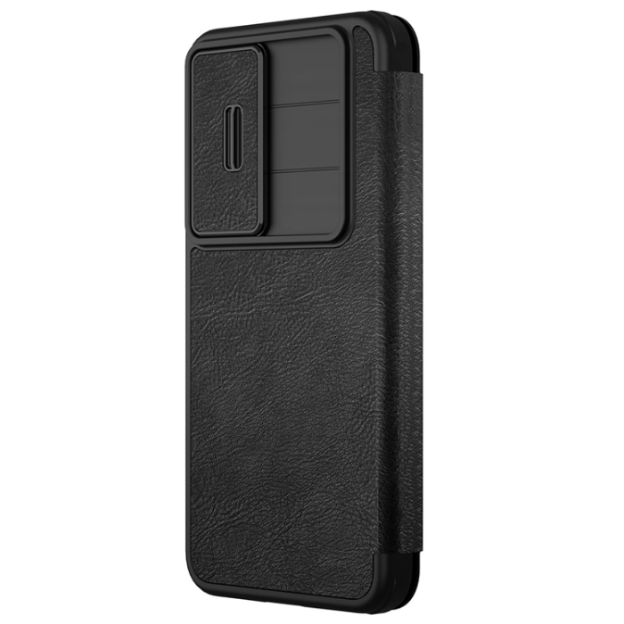 Nillkin - Nillkin Galaxy S25 Plånboksfodral QinPro Läder - Svart
