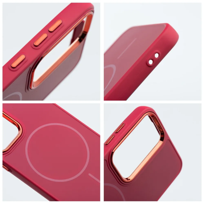A-One Brand - Mobilskal För Galaxy S26 Ultra Magsafe Frame - Magenta