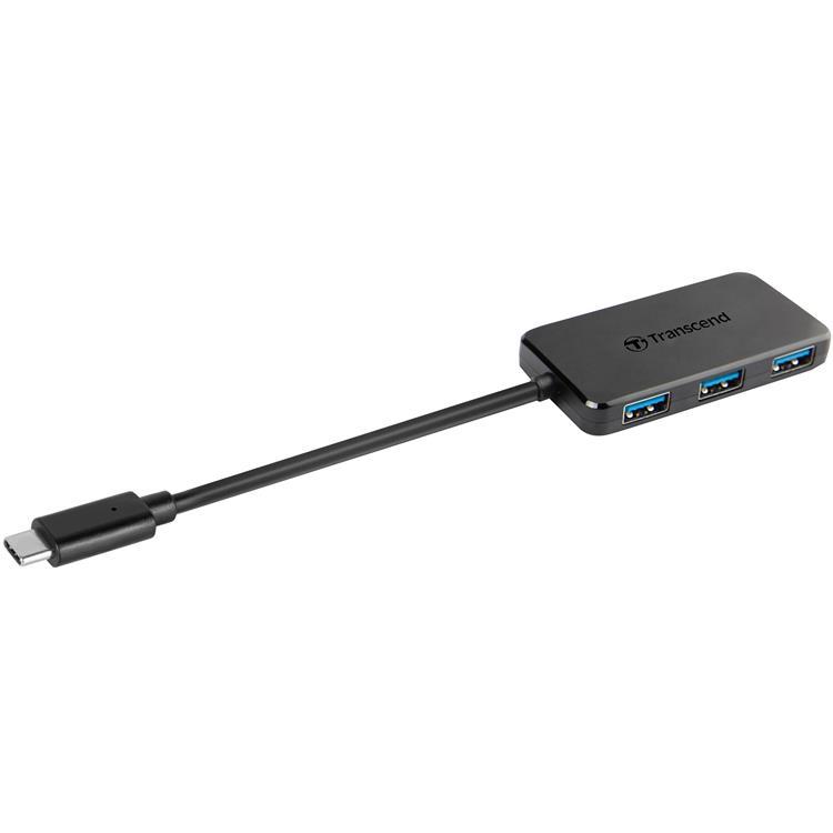TRANSCEND USB-C-hub 4 USB-portar | 505295 | AlltMobil