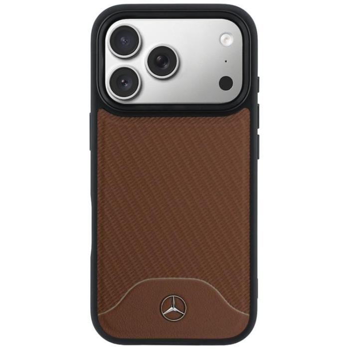 Mercedes - Mercedes Mobilskal För iPhone 17 Pro Max MagSafe Wood Effect - Kamel