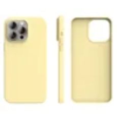 A-One Brand - iPhone 15 Pro Mobilskal Ultra Thin Silikon - Ljusgul