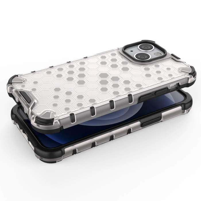OEM - iPhone 13 mini Mobilskal Honeycomb Armor - Röd