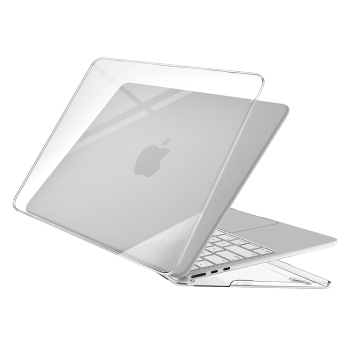 Tech-Protect - Tech-Protect Fodral För Macbook Air 13 Soft Shell - Crystal Clear