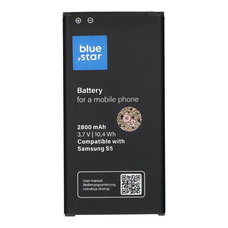 Blue Star Samsung S5 Batteri 2800 mAh PREMIUM | 264 | AlltMobil