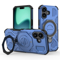 A-One Brand - iPhone 17 Mobilskal Rotating Kickstand - Mörkblå