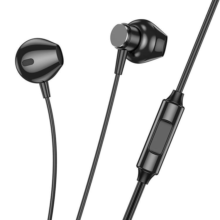 Hoco In-Ear Trådbundna Hörlurar Jack 3.5 mm M125 - Svart (Svart)