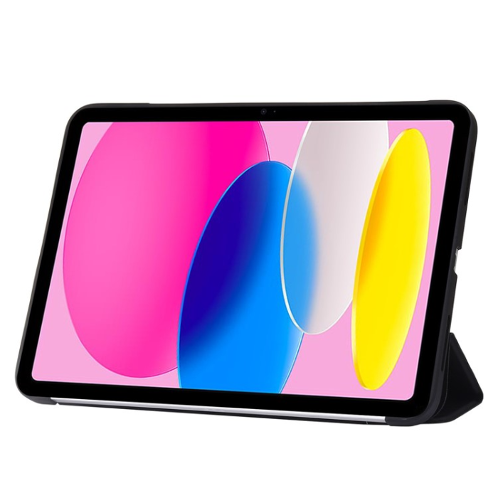 A-One Brand - iPad 10.9 (2022) Fodral Tri-Fold Stand Shockproof - Svart