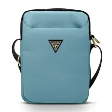 Guess - Guess Väska 10" Nylon Triangle Logo - Blå