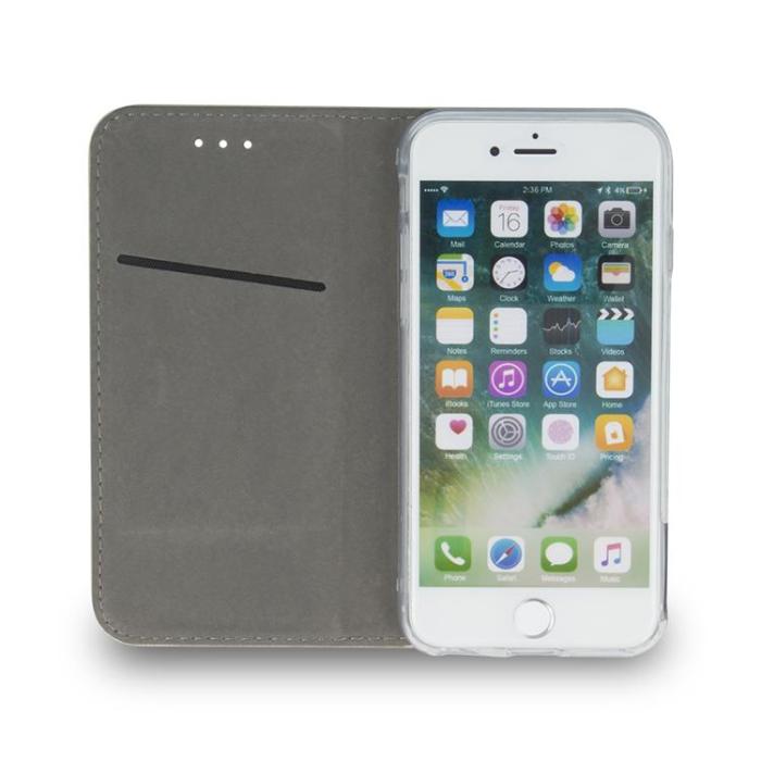 OEM - iPhone 16e Plånboksfodral Smart Magnetisk - Vinröd
