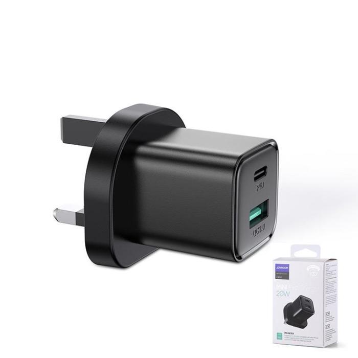 UTGATT1 - Joyroom UK Snabb Väggladdare 20W USB Till Typ-C - Svart