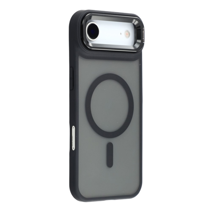 A-One Brand - iPhone Air Mobilskal MagSafe Lins Kickstand - Titansvart