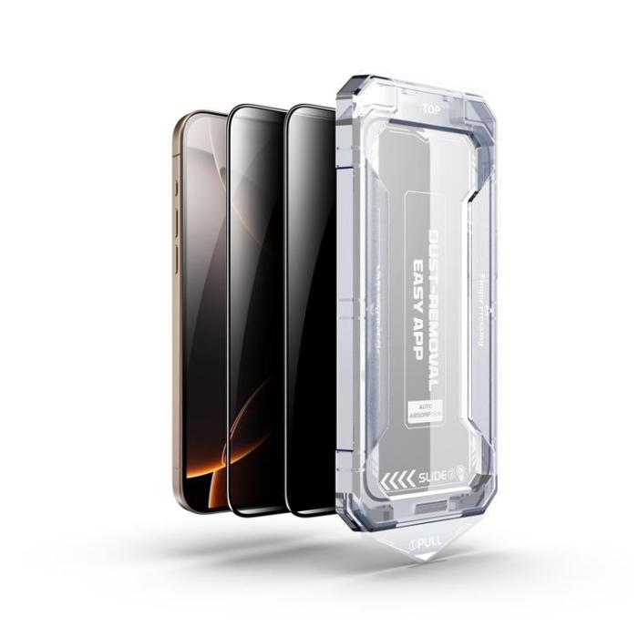 Boom of Sweden - LIVSTIDSGARANTI - BOOM iPhone 17 Pro Privacy Härdat Glas Skärmskydd 2st