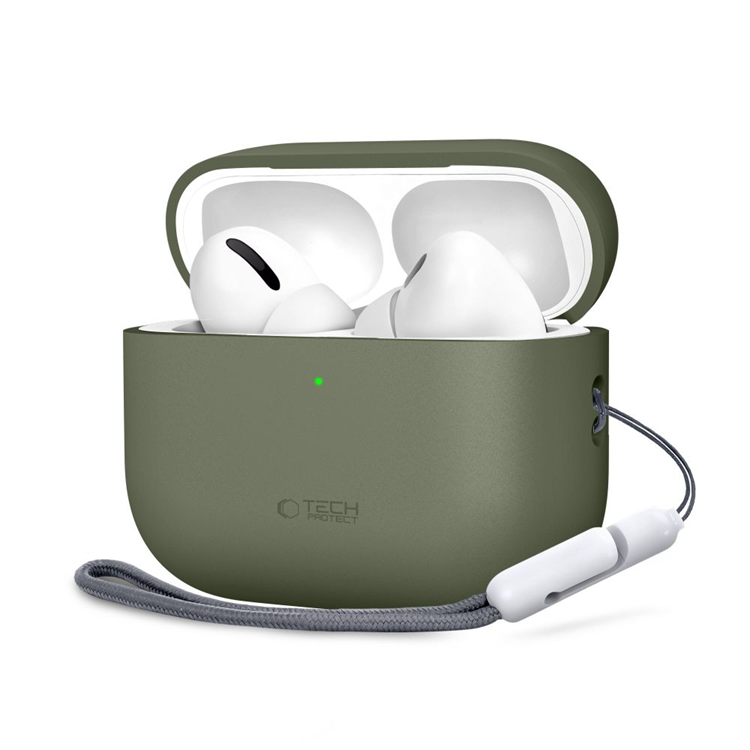 Tech-Protect Apple Airpods Pro 3 Skal Silikon - Olive Grön | 2353 | AlltMobil