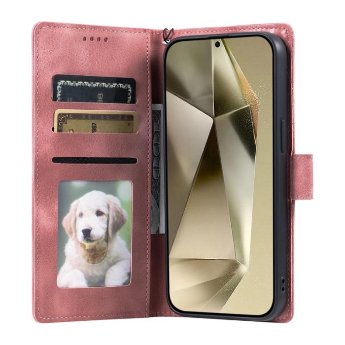 OEM - Style 018 Samsung Galaxy A55 5G Plånboksfodral Konstläder - Roséguld