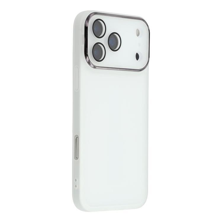 iPhone 17 Pro Mobilskal Electroplated Kameraram - Transparent Vit | 2353 | AlltMobil