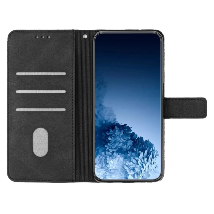 Taltech - Galaxy S23 Plus Plånboksfodral med en Rem - Svart