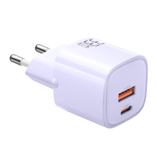 Mcdodo - MCDODO Snabbladdare 33W USB-C - USB-A EU PD Nano - Lila