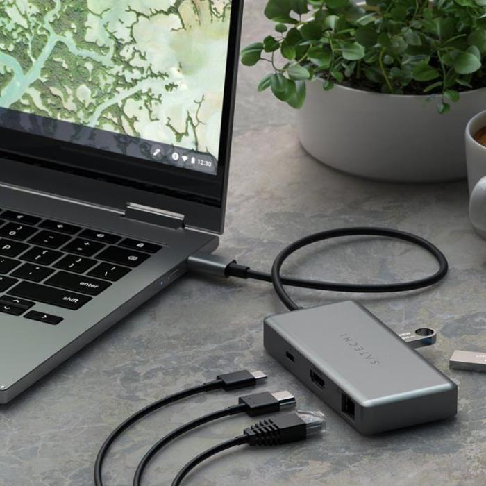 Satechi - Satechi USB-C Multiport Adapter for Chromebook