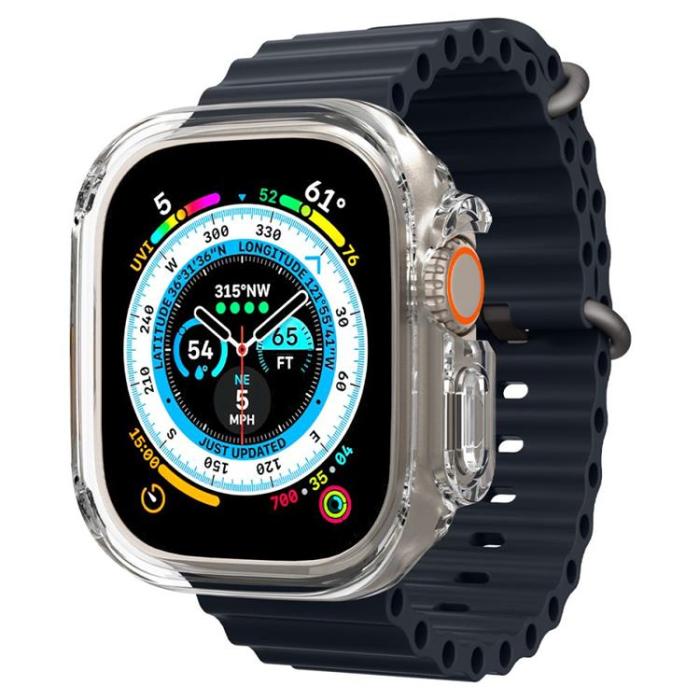 UTGATT - Spigen Apple Watch Ultra 1/2 (49mm) Skal Tough Armor - Crystal Clear