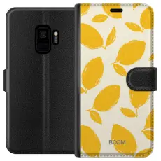 Gustaf - Pl&aring;nboksfodral till Samsung Galaxy S9 med Lemon Breeze