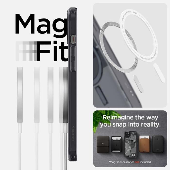 Spigen - Spigen iPhone 15 Plus Mobilskal Magsafe Ultra Hybrid - Zero One
