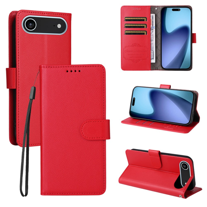 A-One Brand - iPhone Air Plånboksfodral RFID Blocking med Handledsrem