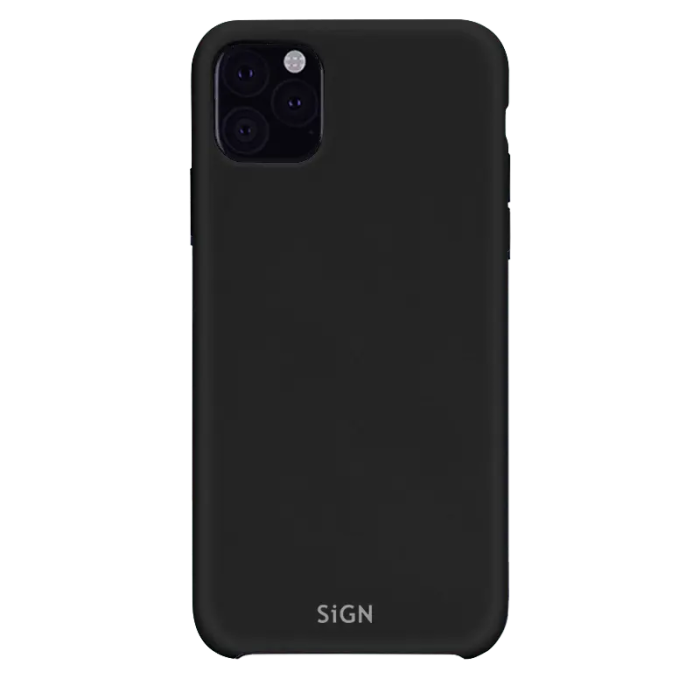 SiGN - SiGN iPhone 11 Pro Skal Liquid Silicone - Svart