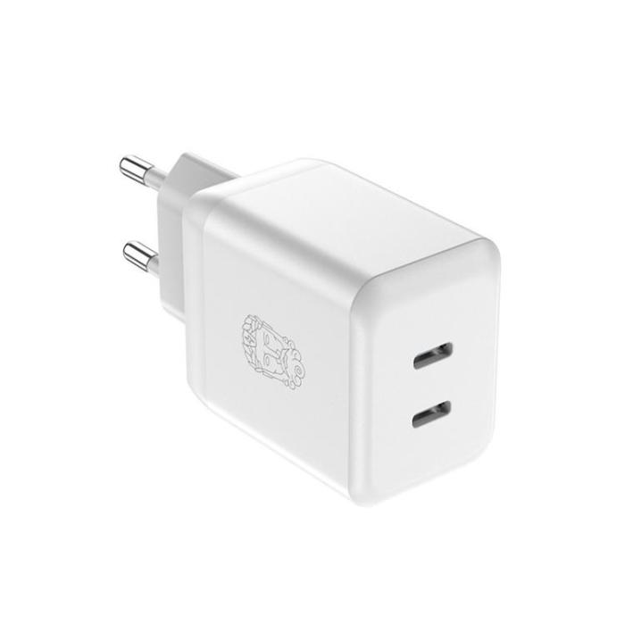 UTGATT1 - Upström Cirkulär - 35W Dual USB-C GaN Ström Väggladdare