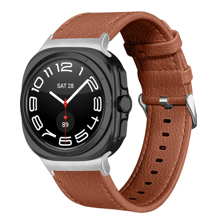 Galaxy Watch 8 (40mm/44mm) 8 Classic (46mm) Armband Äkta Läder | 5123 | AlltMobil