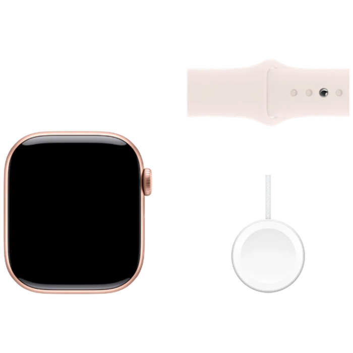 Apple - Apple Watch Series 10 42mm GPS + Cellular (RoseGuld Aluminium)
