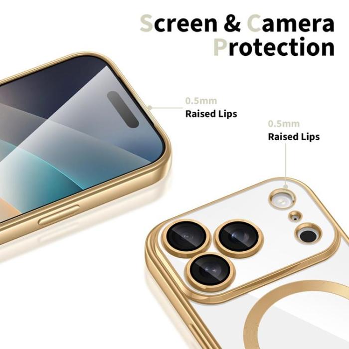Tech-Protect - Tech-Protect iPhone 17 Pro Mobilskal Magsafe Flex - Guld