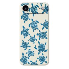 A-One Brand - iPhone Air Mobilskal Turtle Pattern Straight Edge - Beige