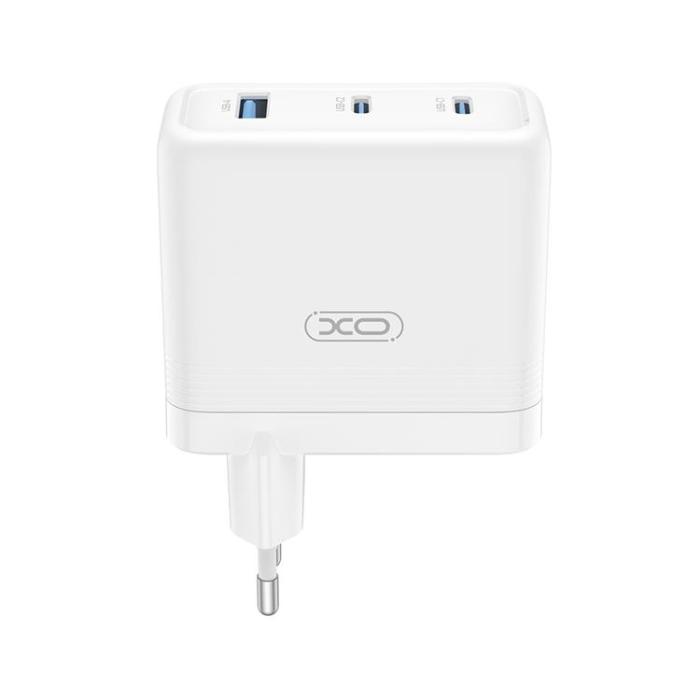 XO - XO Snabbladdare 100W USB-A - 2x USB-C CE35 PD - Vit