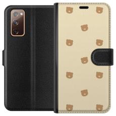 iSecrets - Pl&aring;nboksfodral till Samsung Galaxy S20 FE med Bj&ouml;rnm&ouml;nster