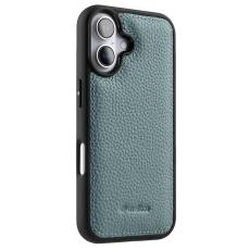 Melkco - MELKCO Mobilskal till iPhone 16 Plus &Auml;kta L&auml;der Belagt PC - Bl&aring;