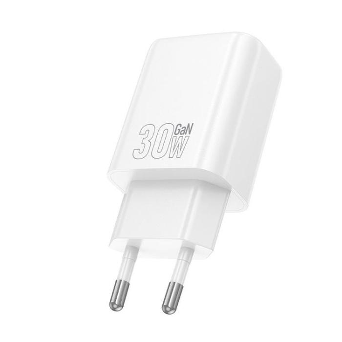 Hoco - HOCO Snabbladdare USB-C 30W N62 PD QC - Vit